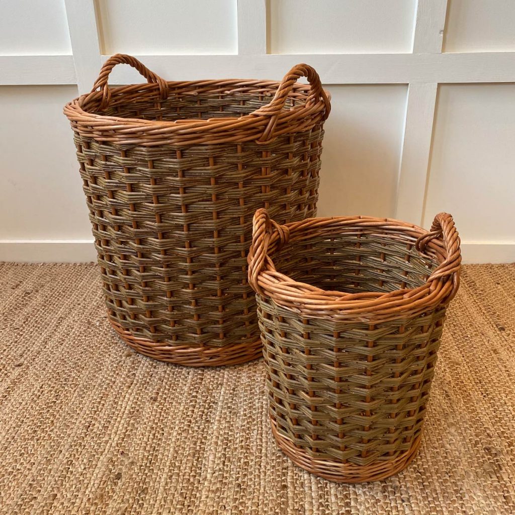 Large Oval Log Basket Tinsmiths