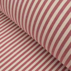 Red Duck Ticking Fabric