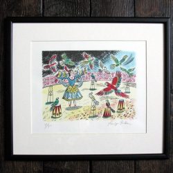 Emily Sutton Bird Charmer Circus print