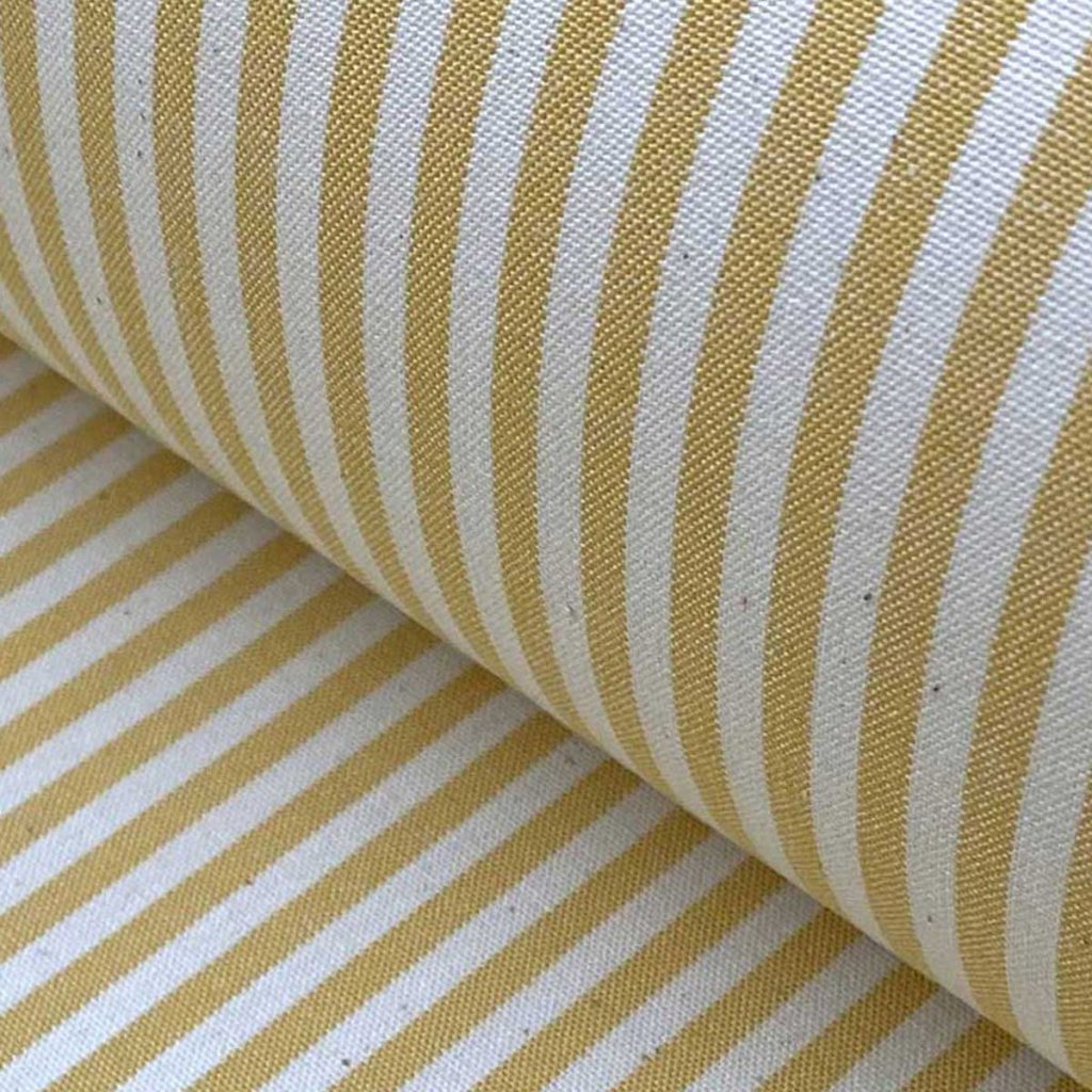 Ticking Stripe Alpha - Custard - Tinsmiths