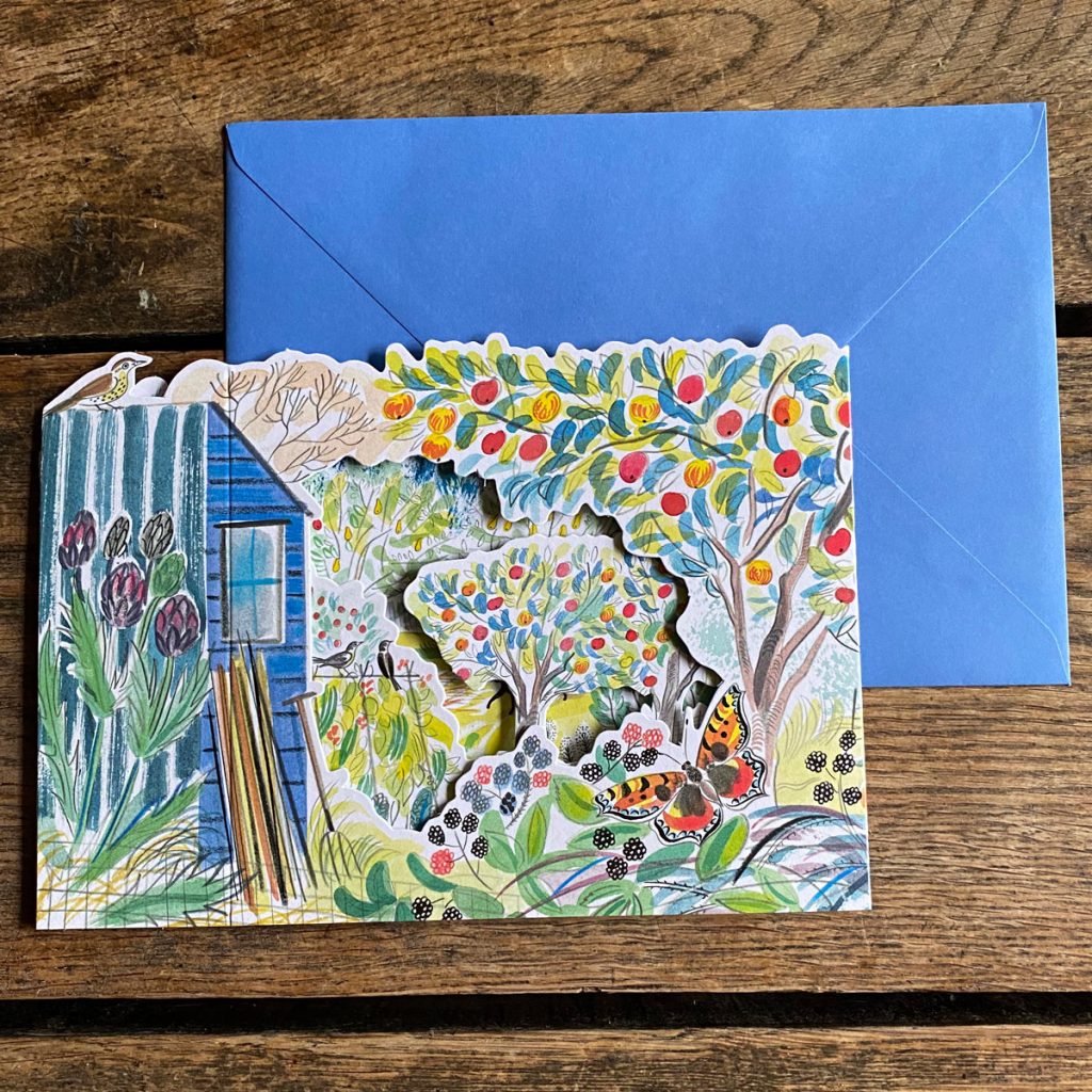 Emily Sutton 3d Allotment Card Orchard - Tinsmiths