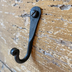 Small Hand Forged Iron Hook - Tinsmiths