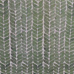 Braid Print Fabric leaf Green Tinsmiths