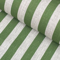 Washed Linen Oland Stripe - Red - Tinsmiths
