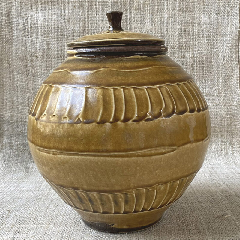 Kat Wheeler Pottery Ceramics Slipware Tinsmiths Ledbury Jar