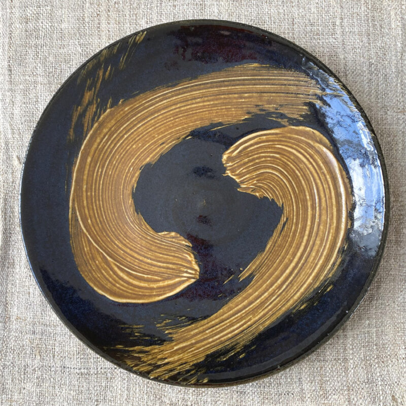 Kat Wheeler Pottery Ceramics Slipware Tinsmiths Ledbury Dish