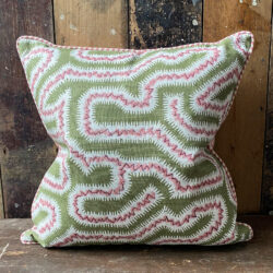 Moorish Maze Linen Cushion Tinsmiths Ledbury