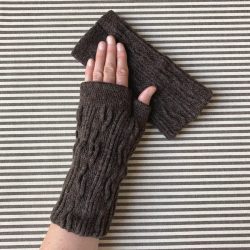 Wool Fingerless Mittens Nishiguchi Kutsushita Tinsmiths Ledbury