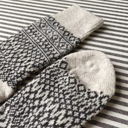 Wool Jacquard Socks Nishiguchi Kutsushita Tinsmiths Ledbury