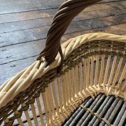 Jenny Crisp Woven Willow Fitched Arm Basket Tinsmiths Ledbury