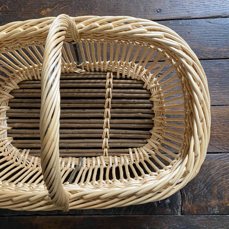 Jenny Crisp Willow Fitched Arm Basket Tinsmiths Ledbury