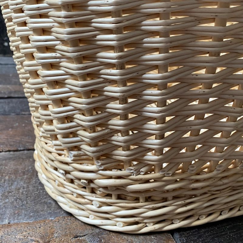 Jenny Crisp Woven Willow Laundry Basket Tinsmiths Ledbury