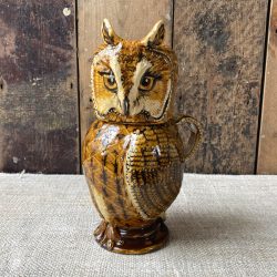 Carole Glover Long Eared Owl Jug Ceramic Pottery Tinsmiths Ledbury