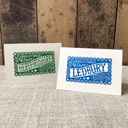 Ledbury Herefordshire Greetings Card Set Tinsmiths