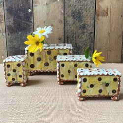 Sarah Monk Ceramic Flower Bricks Tinsmiths Ledbury