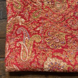 Turkey Red Quilt Vintage Textile Tinsmiths Ledbury