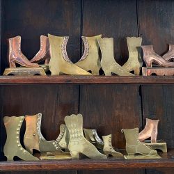 Antique Brass Boots