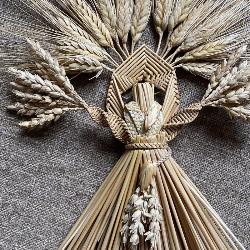 Corn Dolly Traditional Wheat Weaving Tinsmiths Ledbury