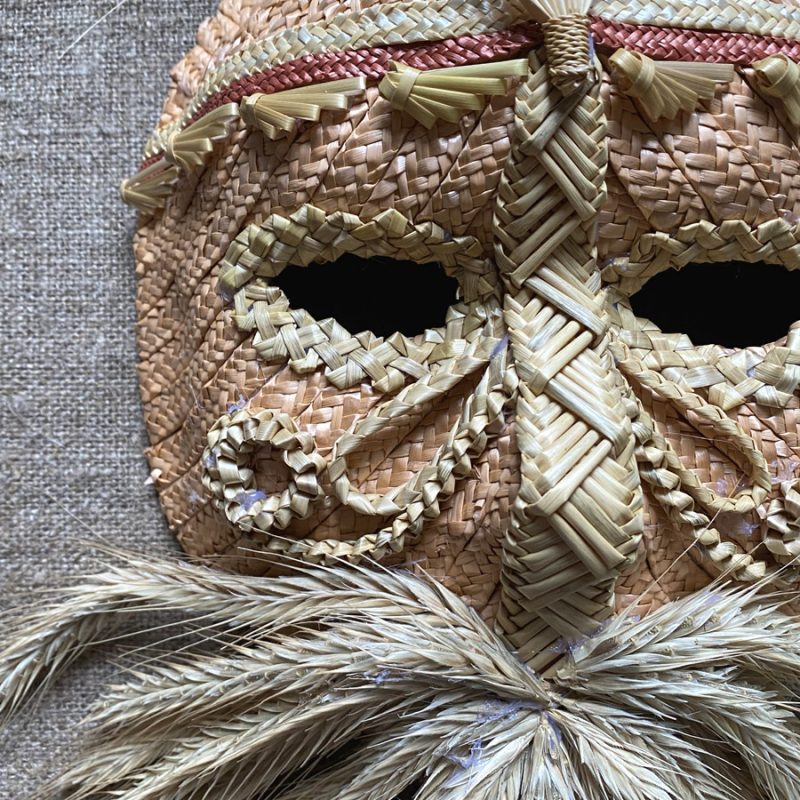 Corn Dolly Traditional Wheat Weaving Mask Tinsmiths Ledbury