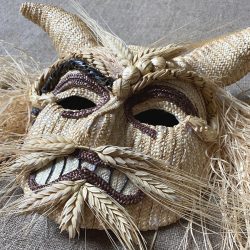 Corn Dolly Woven Wheat Mask Tinsmiths Ledbury