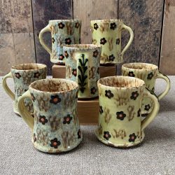 Paul Young Slipware Mugs Tinsmiths Ledbury