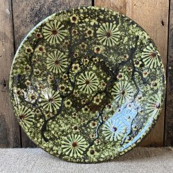 Paul Young Slipware Mottled Bowl Tinsmiths Ledbury