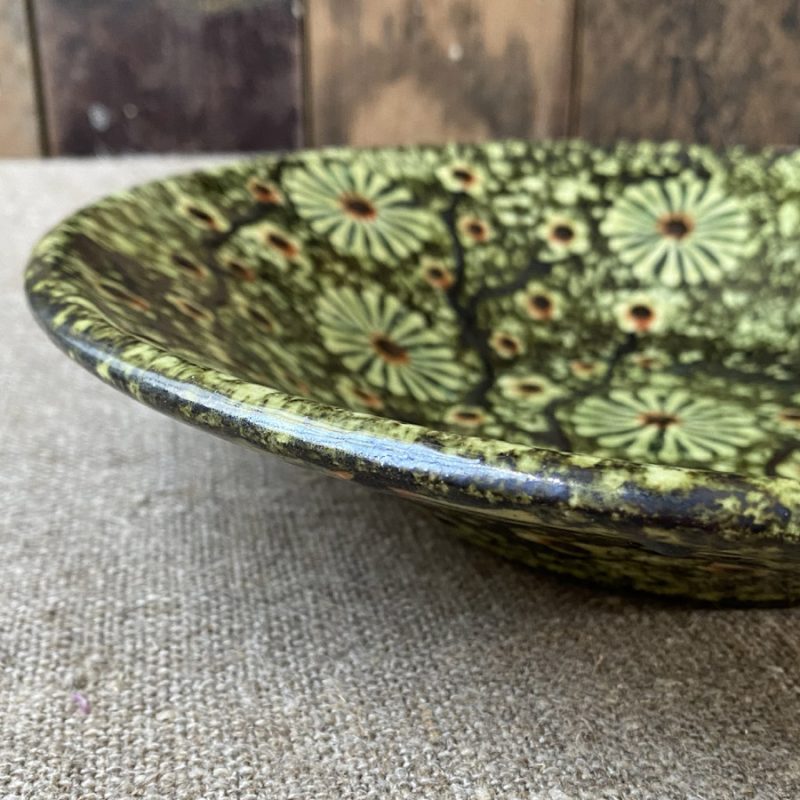 Paul Young Slipware Mottled Bowl Tinsmiths Ledbury