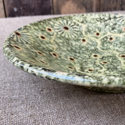 Paul Young Slipware Mottled Bowl Tinsmiths Ledbury