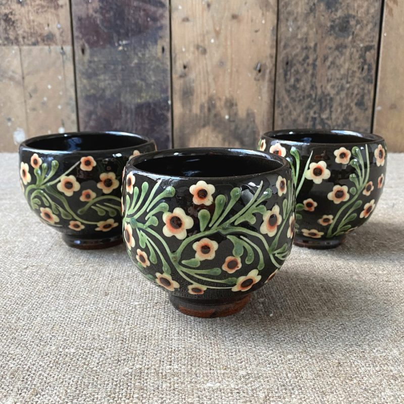 Paul Young Slipware Tea Bowls Tinsmiths of Ledbury