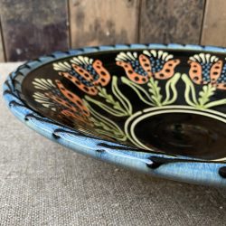 Paul Young Slipware Tulip Bowl Tinsmiths Ledbury