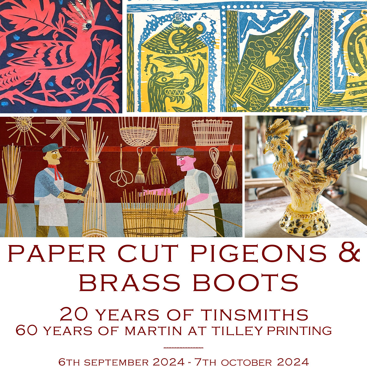 Papercut Pigeons and Brass Boots Header