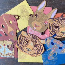 Recycled Paper Animal Masks Face Masks Tinsmiths Ledbury