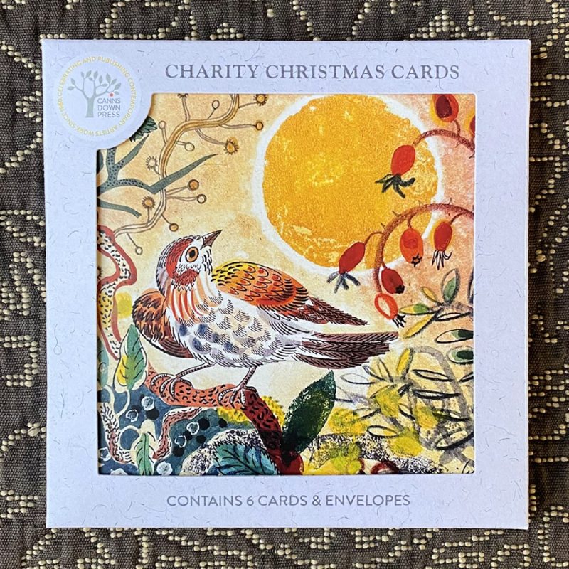 Charity Christmas Cards Emily Sutton Finch and Berries Tinsmiths of Ledbury