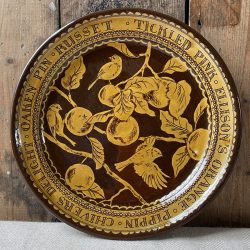 Katie B Morgan Slipware Plate Tinsmiths Ledbury