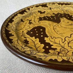 Katie B Morgan Slipware Plate Tinsmiths Ledbury