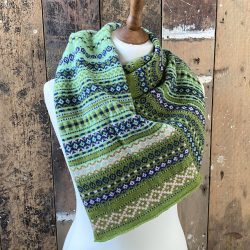 Fairisle Foxcote Twisted Snood Watercress Tinsmiths Ledbury