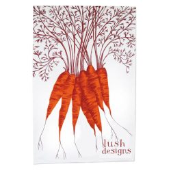 Lush Designs Carrot tea towel. Tinsmiths Ledbury