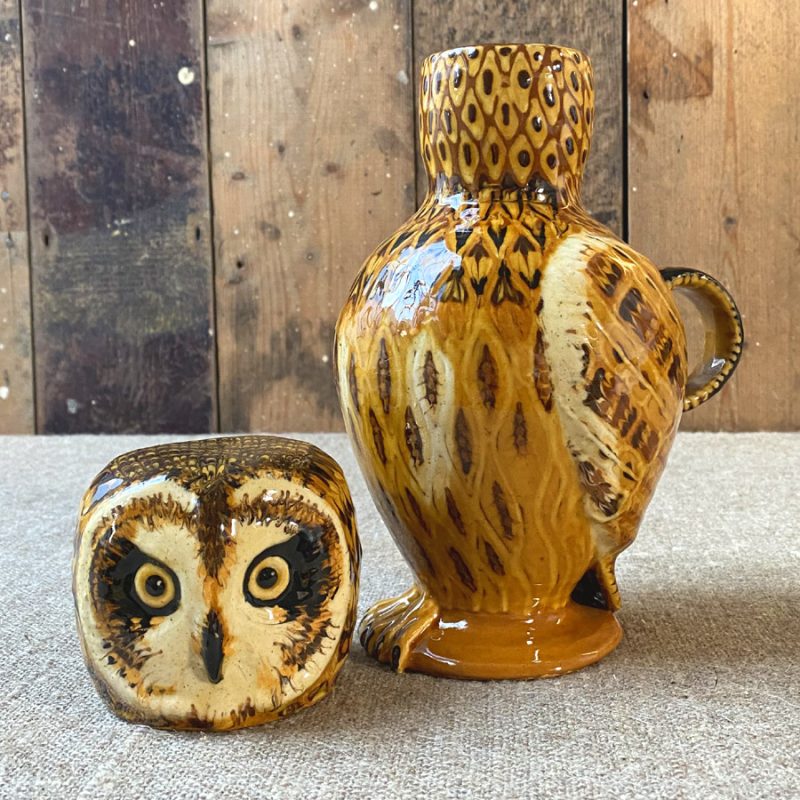 Carole Glover Short Ear Owl Jug - CAL5 - Image 2