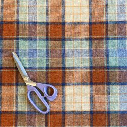 Gordon Wool Check Fabric Cloth Tinsmiths Ledbury