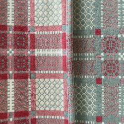 Knot Garden Welsh Throw Rhubarb Tinsmiths Ledbury