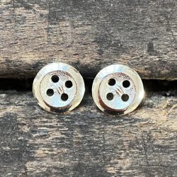 Silver Button Earrings CDLT 11/34