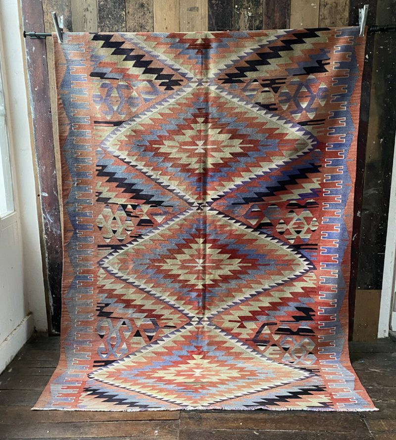 Wool Kilim Rug Vintage Tinsmiths Ledbury