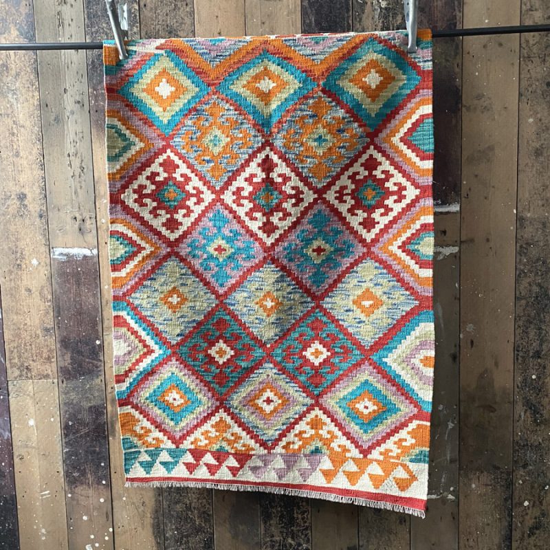 Wool Kilim Rug Vintage Tinsmiths Ledbury