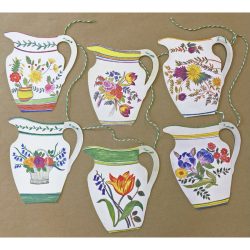 Floral Jug Bunting Pottery Tinsmiths Ledbury Canns Down Press