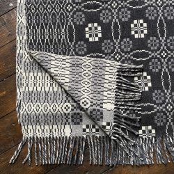 Loom Woven Wool Blanket Throw London Cloth Company Tinsmiths Ledbury