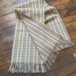 Loom Woven Wool Blanket Throw London Cloth Company Tinsmiths Ledbury