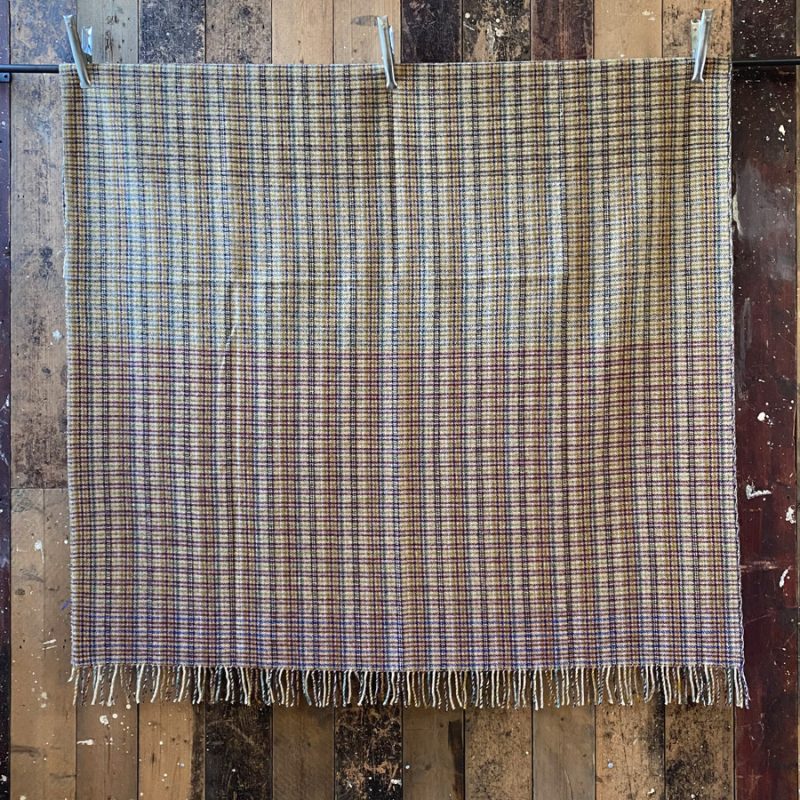 Loom Woven Wool Blanket Throw London Cloth Company Tinsmiths Ledbury