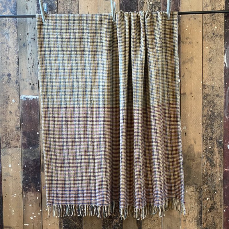 Loom Woven Wool Blanket Throw London Cloth Company Tinsmiths Ledbury