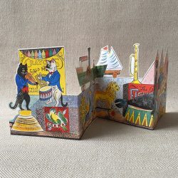 Emily Sutton Tin Toys Concertina Cards Art Angels Tinsmiths Ledbury