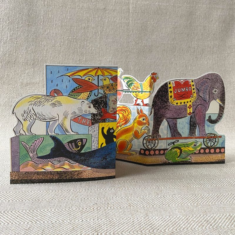 Emily Sutton Tin Toys Concertina Cards Art Angels Tinsmiths Ledbury